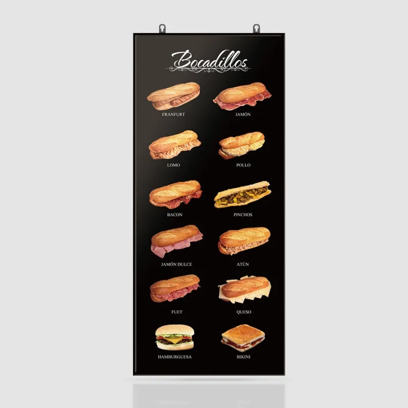 Cartel de Menú-Estándar