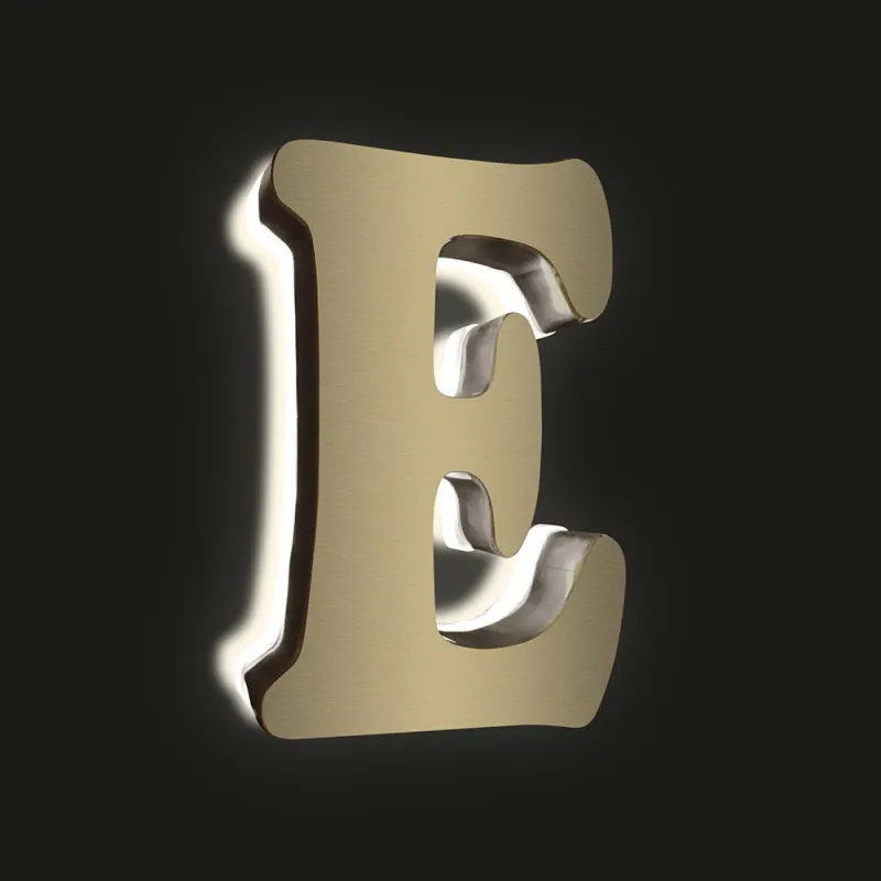 Letras luminosas - ACERO INOX