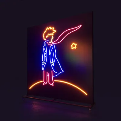 NEÓN LED con soporte personalizado